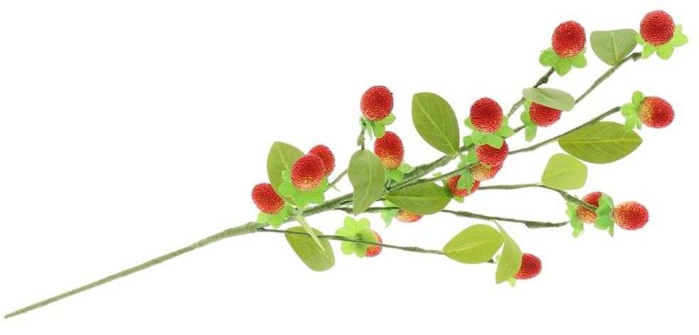 Arti Casa Διακοσμητικό Τεχνητό Κλαδί Φράουλες 60cm