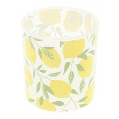 Countryfield Κηροπήγιο Γυάλινο Lemon 8cm