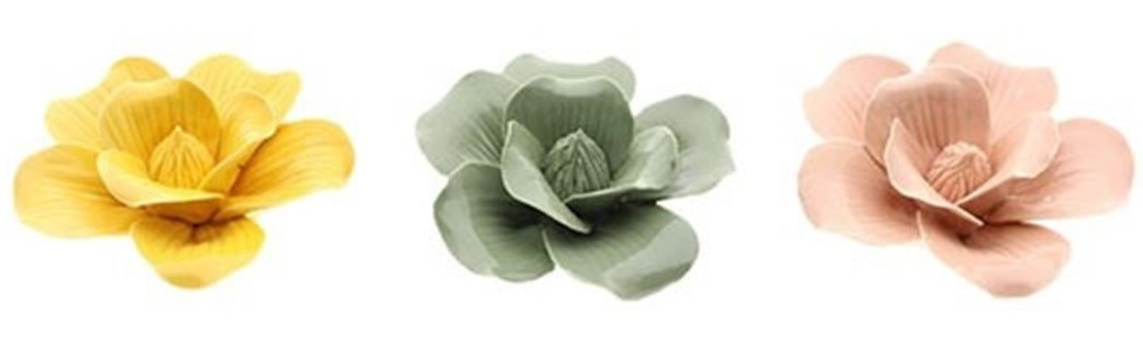 Countryfield επιτραπέζιο Διακοσμητικό Λουλούδι Πορσελάνης 9,5cm