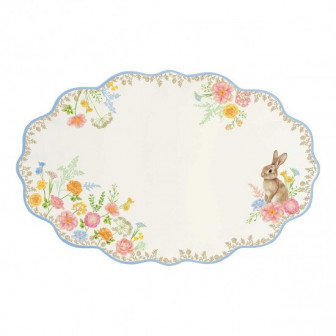 R2S Πασχαλινή Πιατέλα Πορσελάνης Tres jolie 32X21cm
