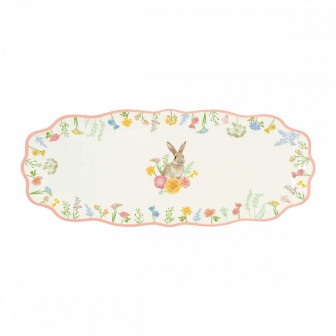 R2S Πασχαλινή Πιατέλα Πορσελάνης Tres jolie 37X15cm