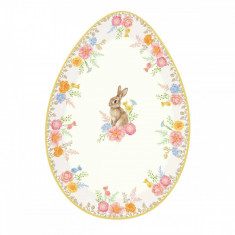 R2S Πασχαλινή Πιατέλα Πορσελάνης Αυγό Tres Jolie 21cm