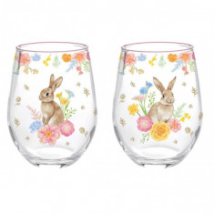 R2S Πασχαλινά Ποτήρια Νερού Σετ 2τμχ. Tres Jolie 500ml