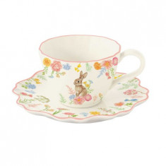 R2S Κούπα Φλυτζάνι Με Πιάτο Πορσελάνης Tres Jolie 200ml