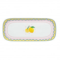 R2S Πιατέλα  Σερβιρίσματος Πορσελάνης Ορθογώνια Fruit Mania 40X17cm