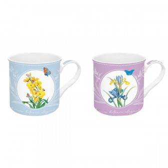 R2S Kούπες Πορσελάνης Σετ 2Τμχ Royal Blossom 300ml