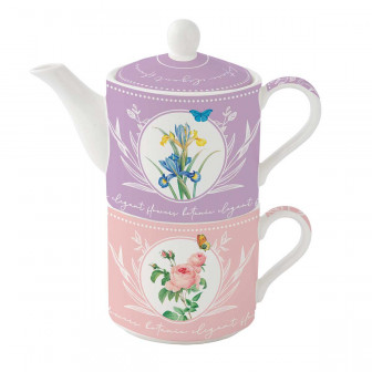 R2S  Τσαγιέρα Και Κούπα Πορσελάνης Σετ 2τμχ. 280ml