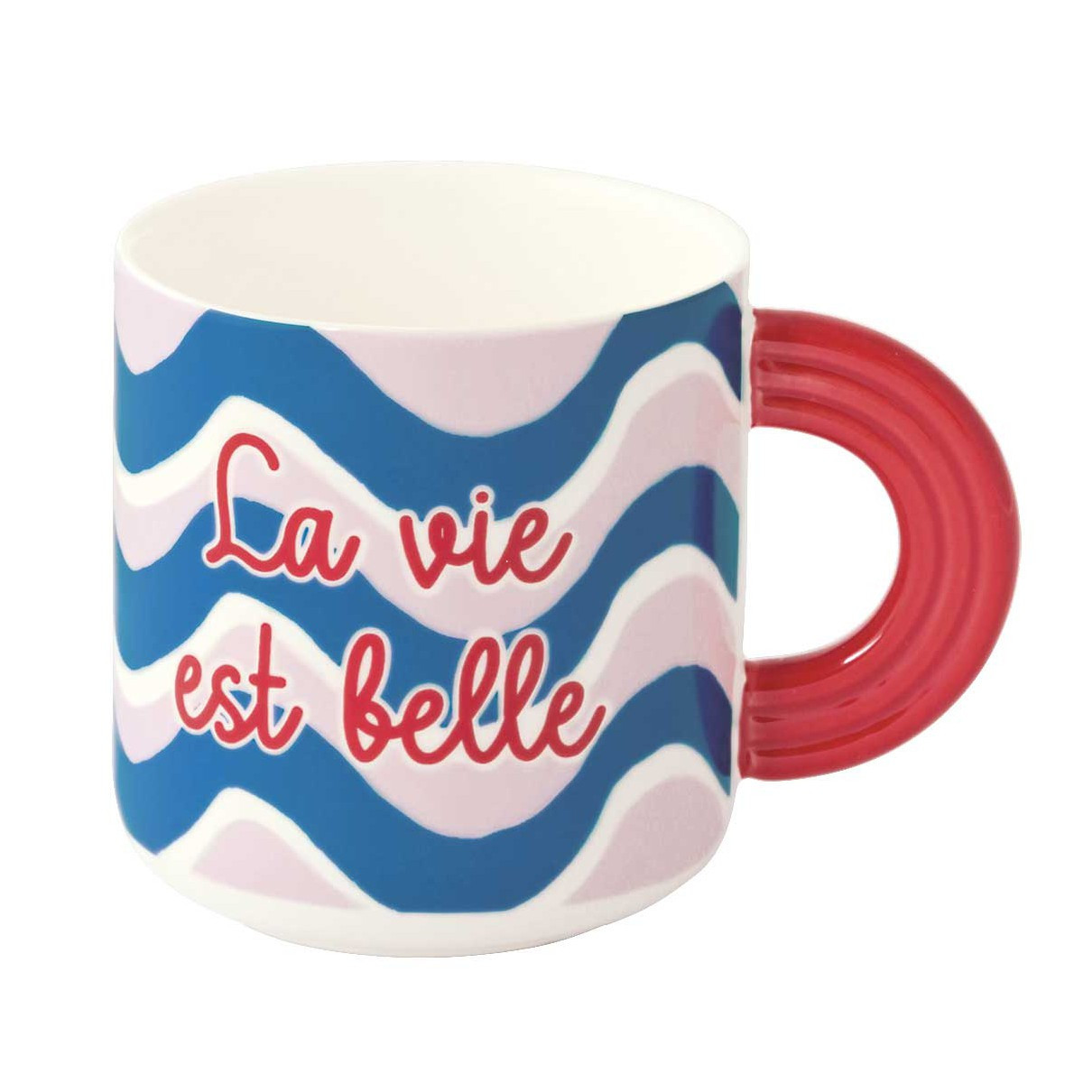 R2S Kούπα Πορσελάνης Energy La Vie Est Belle 350ml