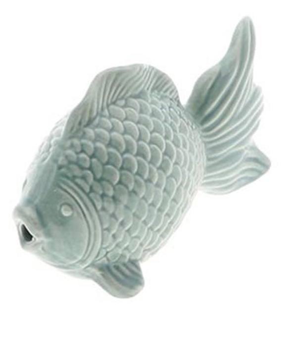 Countryfield Επιτραπέζιο Διακοσμητικό Κεραμικό Fish Green 13,5cm