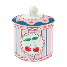 R2S Βάζο Με Καπάκι Πορσελάνης Fruit Mania 13cm