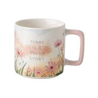 Κούπα Πορσελάνης Flowers Pink 300ml