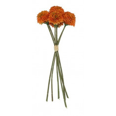 Countryfield Διακοσμητικό Τεχνητό Μπουκέτο Ντάλιες Πορτοκαλί 26cm