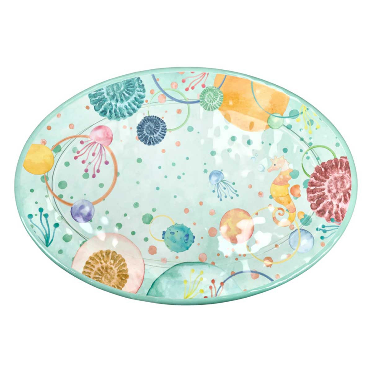 Brandani Πιατέλα Σερβιρίσματος Μελαμίνη Bollicine 50X35