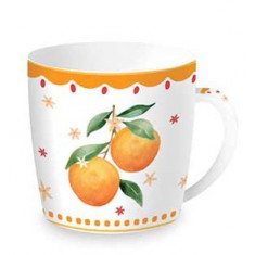 R2S Κούπα Πορσελάνης Fruit Mania Apricot Σε Μεταλλικό Κουτί 350m