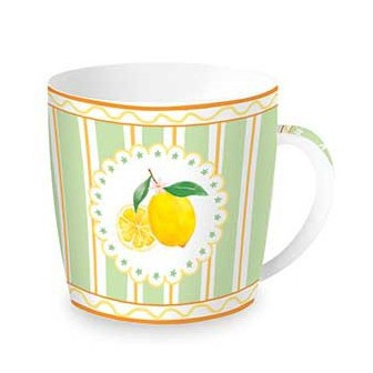 R2S Κούπα Πορσελάνης Fruit Mania Lemon Σε Μεταλλικό Κουτί 350m