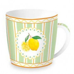 R2S Κούπα Πορσελάνης Fruit Mania Lemon Σε Μεταλλικό Κουτί 350m