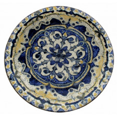 Rinart  Πιατέλα Πορσελάνης Στρογγυλή Arabesque 30cm