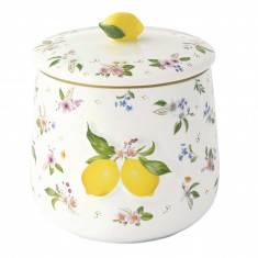 R2S Βάζο Με Καπάκι Πορσελάνης Funcy Fruit 15cm