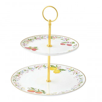 R2S Ορντεβιέρα Πορσελάνης 2Οροφη Fancy Fruit 21cm