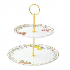 R2S Ορντεβιέρα Πορσελάνης 2Οροφη Fancy Fruit 21cm