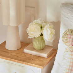 Atmosphera Διακοσμητικό Κεραμικό Βάζο Pastel Pistachio 12cm