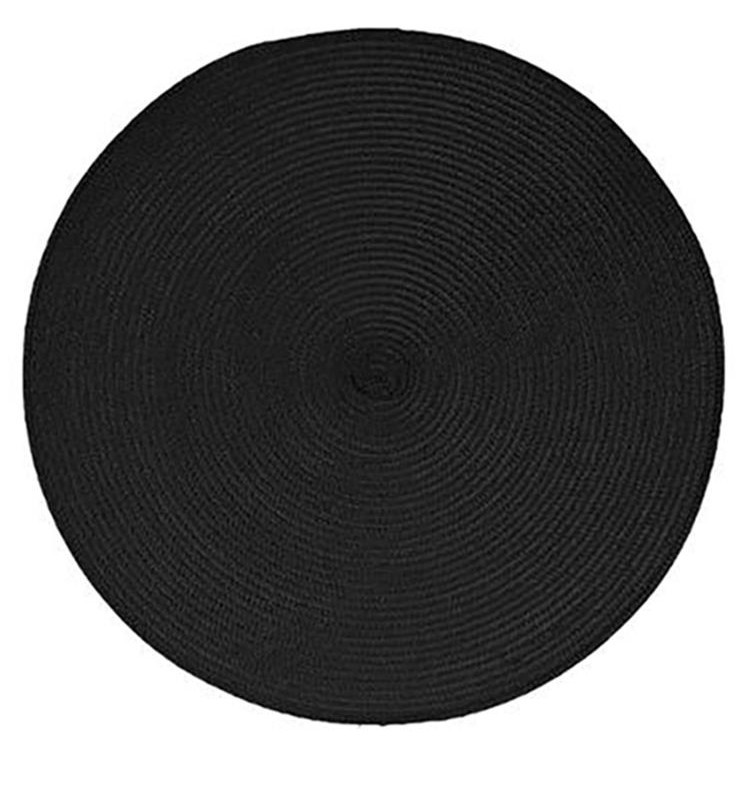 Secret De Gourmet Σουπλά Στρογγυλό PVC Black 38cm