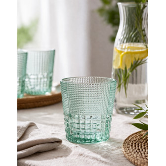 HFA Ποτήρια Νερού - Αναψυκτικού Γυάλινα Σετ 6τμχ. Menta 275ml