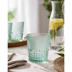 HFA Ποτήρια Νερού - Αναψυκτικού Γυάλινα Σετ 6τμχ. Menta 275ml