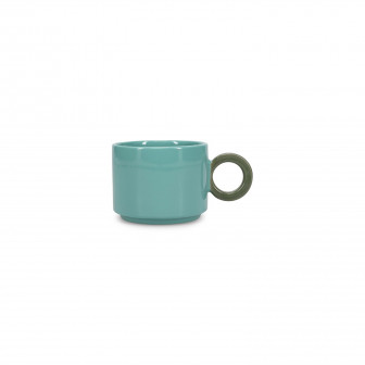 Ona Home Κούπα Stoneware Lou Blue- Green 280ml