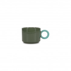 Onahome Κούπα Stoneware Lou  Green-Blue 280ml