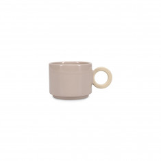 Onahome Κούπα Stoneware Lou Grey - Beige 280ml