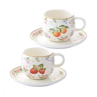 R2S Φλυτζάνια Espresso Σετ 2Τμχ. Πορσελάνης Fancy Fruit