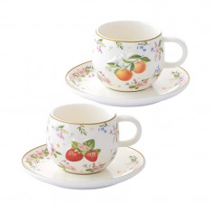 R2S Φλυτζάνια Espresso Σετ 2Τμχ. Πορσελάνης Fancy Fruit