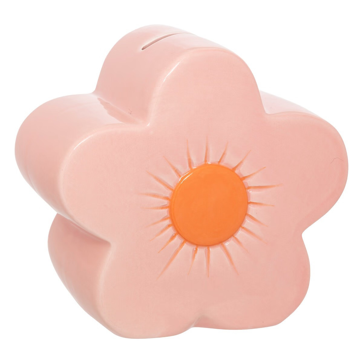 ATMOSPHERA Atmosphera Κουμπαράς Κεραμικός Flower 14cm