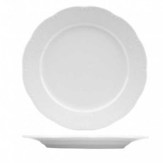 Ionia Πιάτο Πορσελάνης Φαγητού Ανάγλυφο Olympia 28cm | kouzinika.com