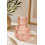 Countryfield Διακοσμητικό Γυάλινο Βάζο Για Λουλούδια Pink 11cm
