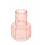 Countryfield Διακοσμητικό Γυάλινο Βάζο Για Λουλούδια Pink 11cm