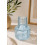 Countryfield Διακοσμητικό Γυάλινο Βάζο Για Λουλούδια Light Blue 11cm