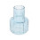 Countryfield Διακοσμητικό Γυάλινο Βάζο Για Λουλούδια Light Blue 11cm
