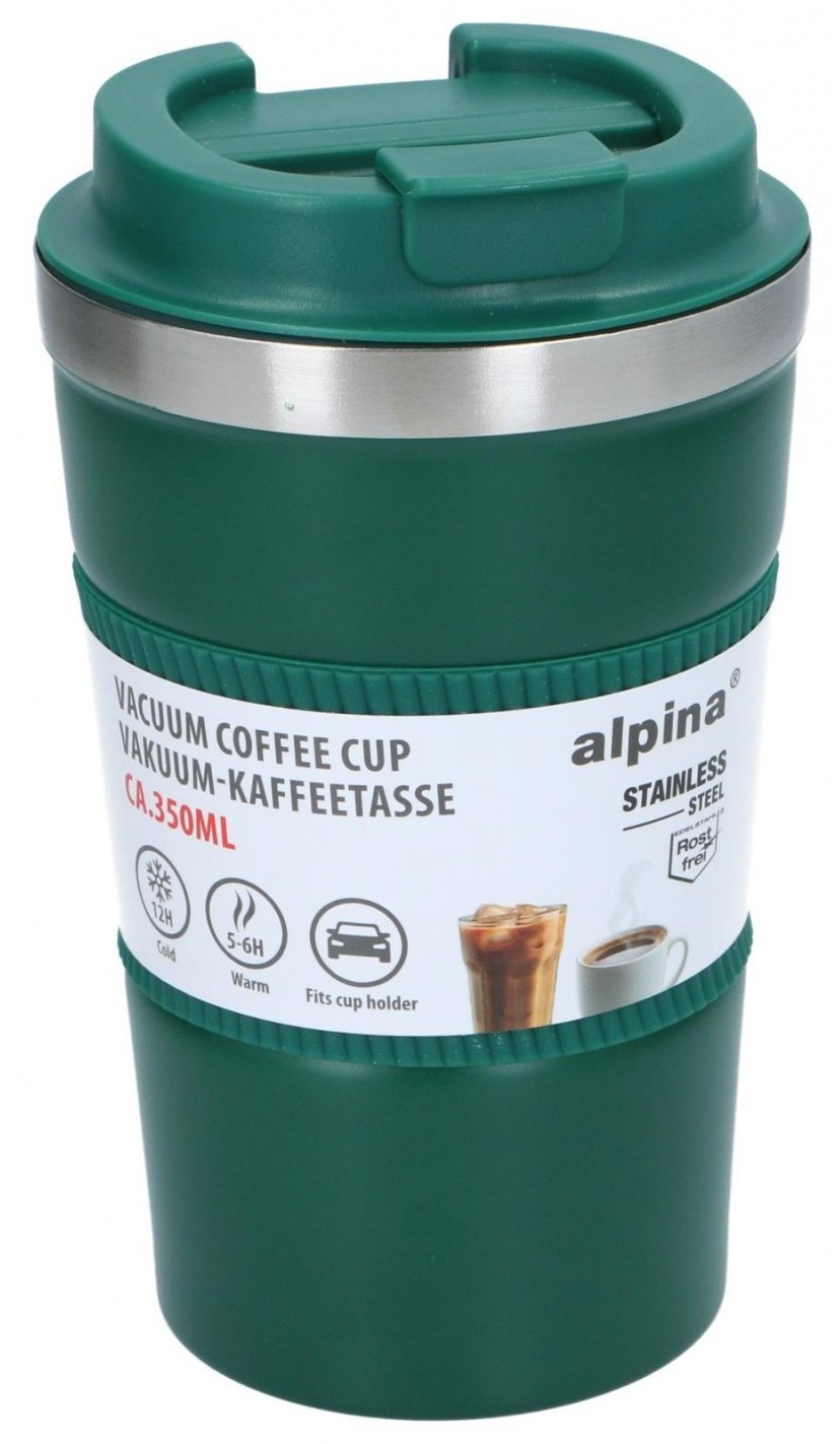 Alpina Ποτήρι Θερμός Ανοξείδωτο Green 350ml
