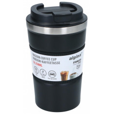 Alpina Ποτήρι Θερμός Ανοξείδωτο Black 350ml