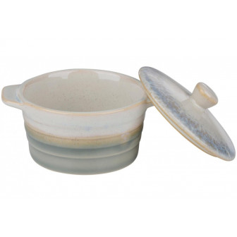 Alpina Κατσαρόλα Ατομική Πυρίμαχη Με Καπάκι 13cm