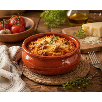 Arte Regal Γάστρα Πυρίμαχo Γιουβέτσι Terracotta 18cm