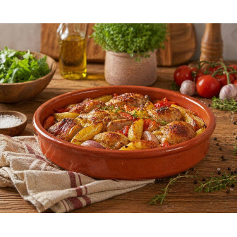 Arte Regal Πυρίμαχo Γιουβέτσι Terracotta 24cm