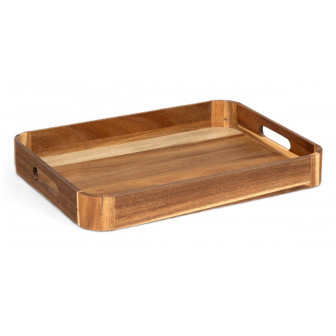 5Five Δίσκος Σερβιρίσματος Accacia Με Λαβές 40X30cm