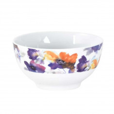 Μπολ Πρωινού Πορσελάνης purple Blossom 14cm