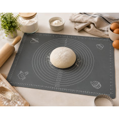 Επιφάνεια Σιλικόνης Για Ζύμωμα  Grey 50X70cm