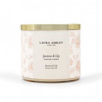 Laura Ashley Αρωματικό Κερί Jasmin & Lily 400gr