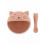 Trixie Μπολ Σιλικόνης Και Κουτάλι First Meal Mrs. Cat