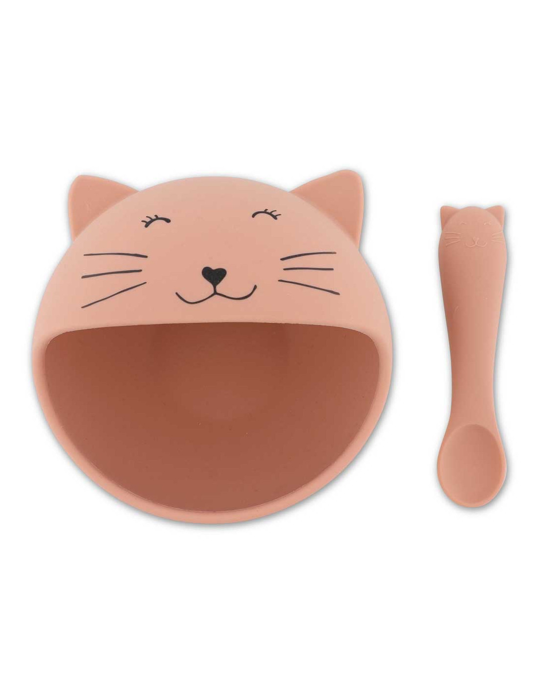 Trixie Μπολ Σιλικόνης Και Κουτάλι First Meal Mrs. Cat